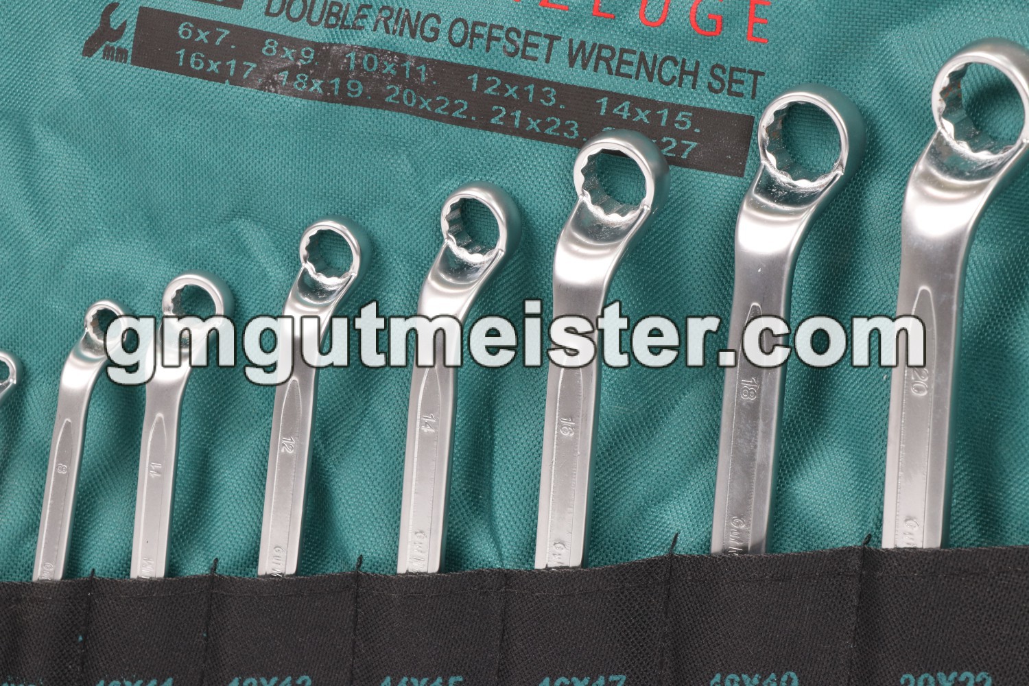 НАБІР КЛЮЧІВ НАКИДНИХ В ПЛАХТІ GUT MEISTER 10 ШТ. GM0310 - фото 6